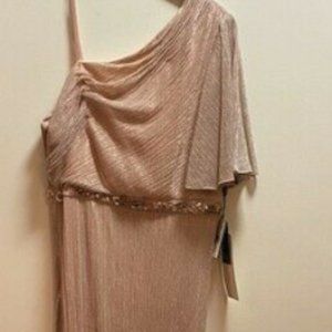 Adrianna Pappell pink glitter dress